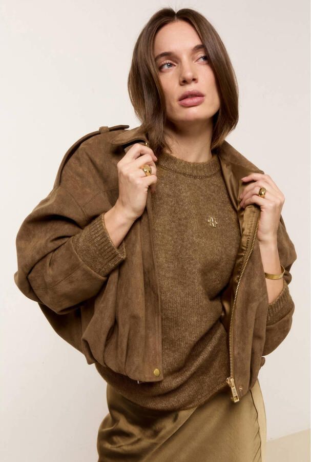 JOSH V Dames Jassen Vito Jacket Bruin - Foto 5