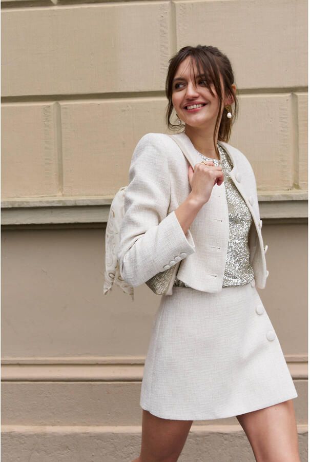 JOSH V Dames Blazers Remi Ecru - Foto 6