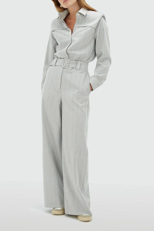 JOSH V Dames Jumpsuits Robin Lichtgrijs