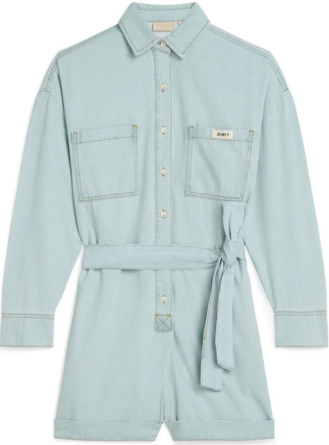 JOSH V oversized playsuit light blue denim - Foto 6