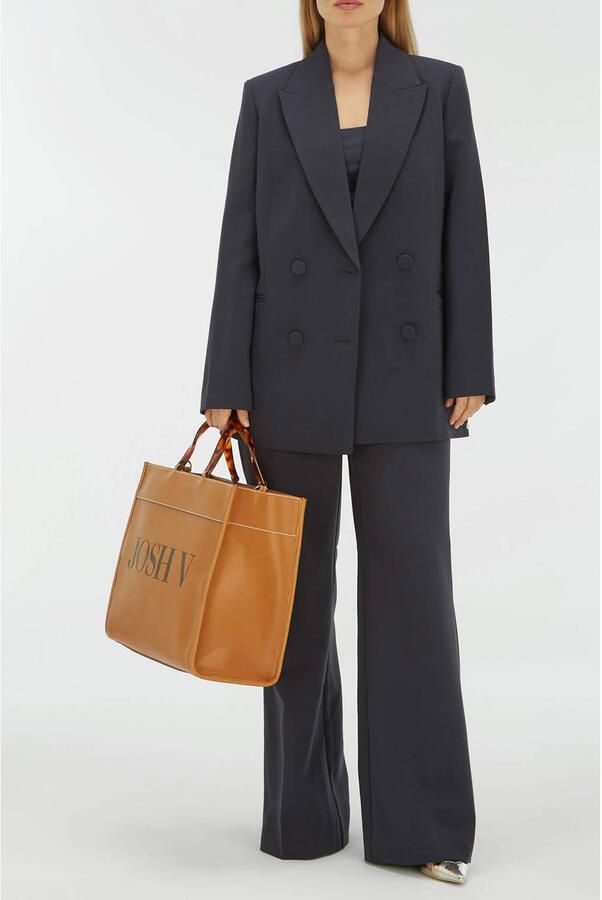 JOSH V regular blazer donkerblauw