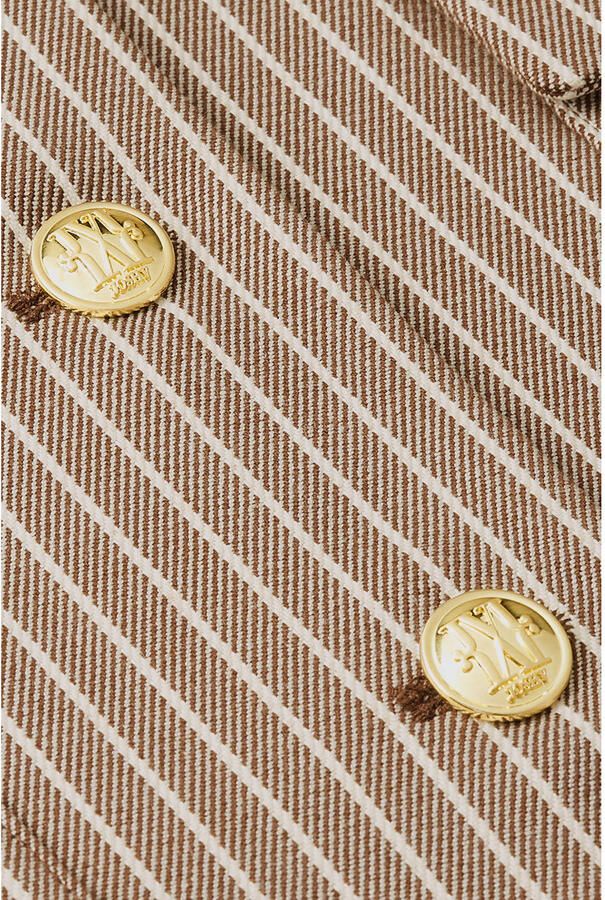 JOSH V regular fit gestreepte blazer beige - Foto 3
