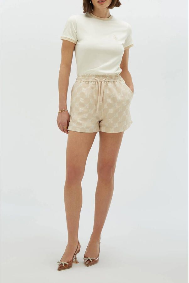 JOSH V straight regular waist casual short ecru - Foto 5