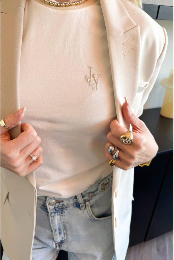 JOSH V Dames Tops & T-shirts Loren Ecru