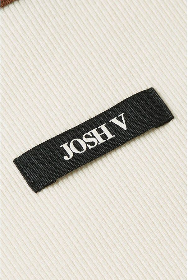 JOSH V T-shirt met logo ecru - Foto 2