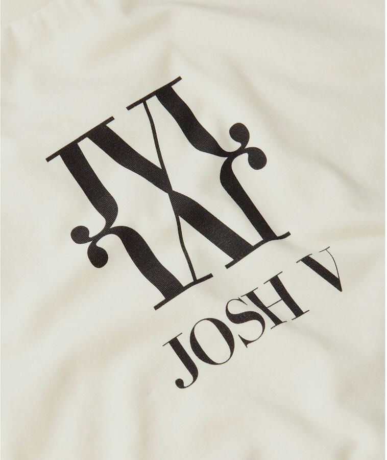 JOSH V Dames Tops & T-shirts Jv Dorie Monogram Gebroken Wit - Foto 5