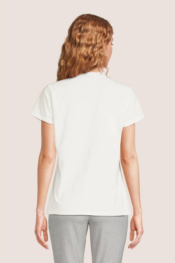 JOSH V Dames Tops & T-shirts Jv Zoe Embroidery Gebroken Wit - Foto 2