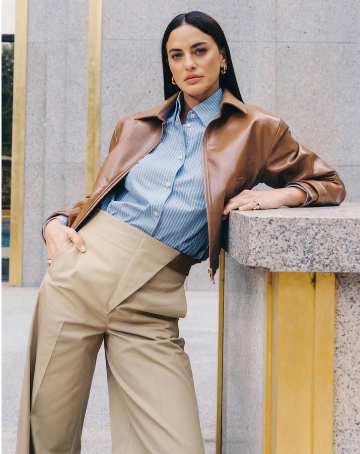 JOSH V wide leg broek beige - Foto 2