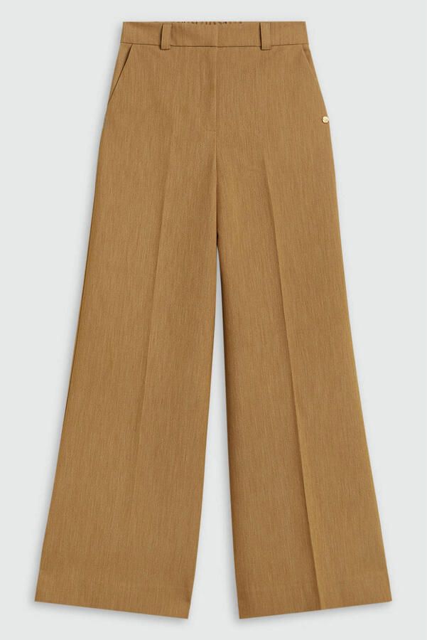 JOSH V wide leg broek camel - Foto 2