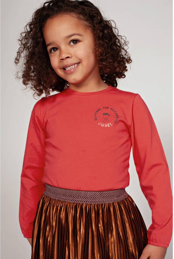Jubel aansluitende longsleeve rood