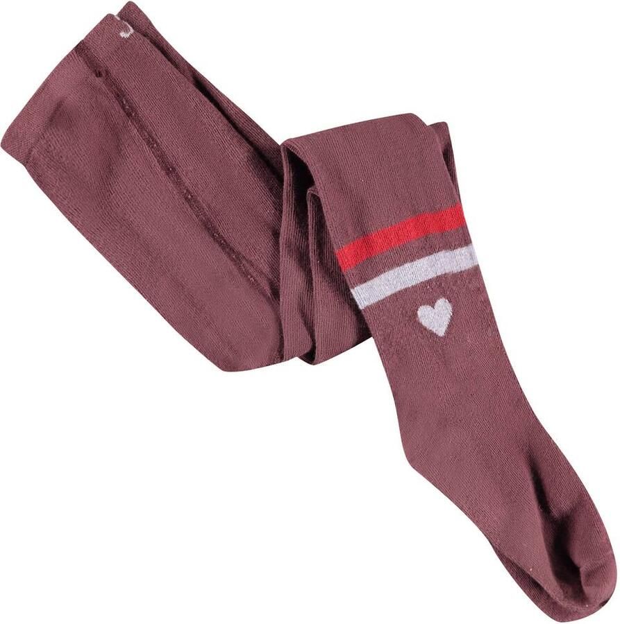 Jubel maillot bordeauxrood roze Meisjes Stretchkatoen Streep - Foto 2