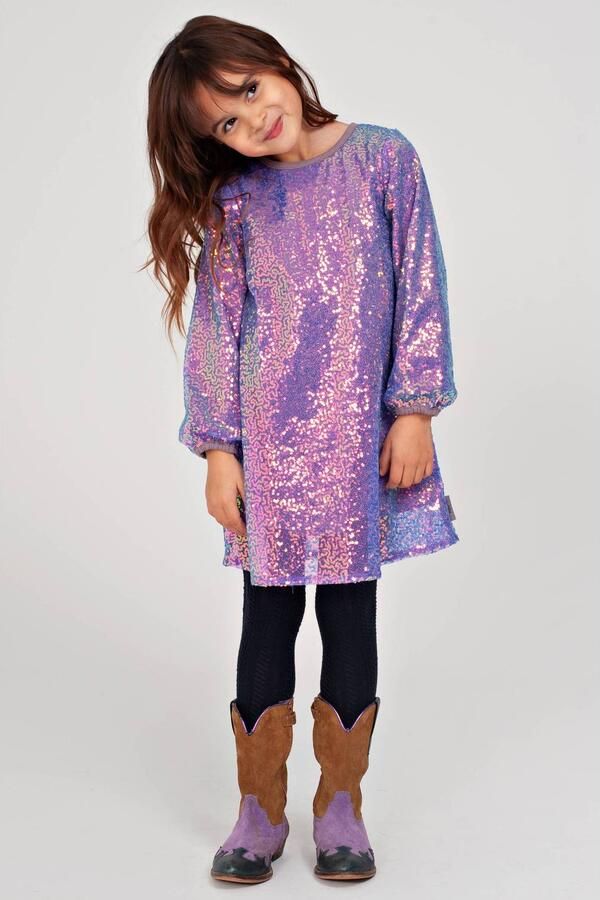 Jubel midi jurk lila