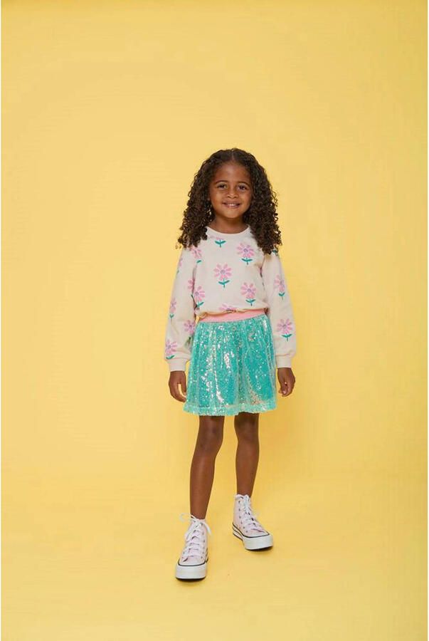 Jubel rok Rolling into Spring groen roze
