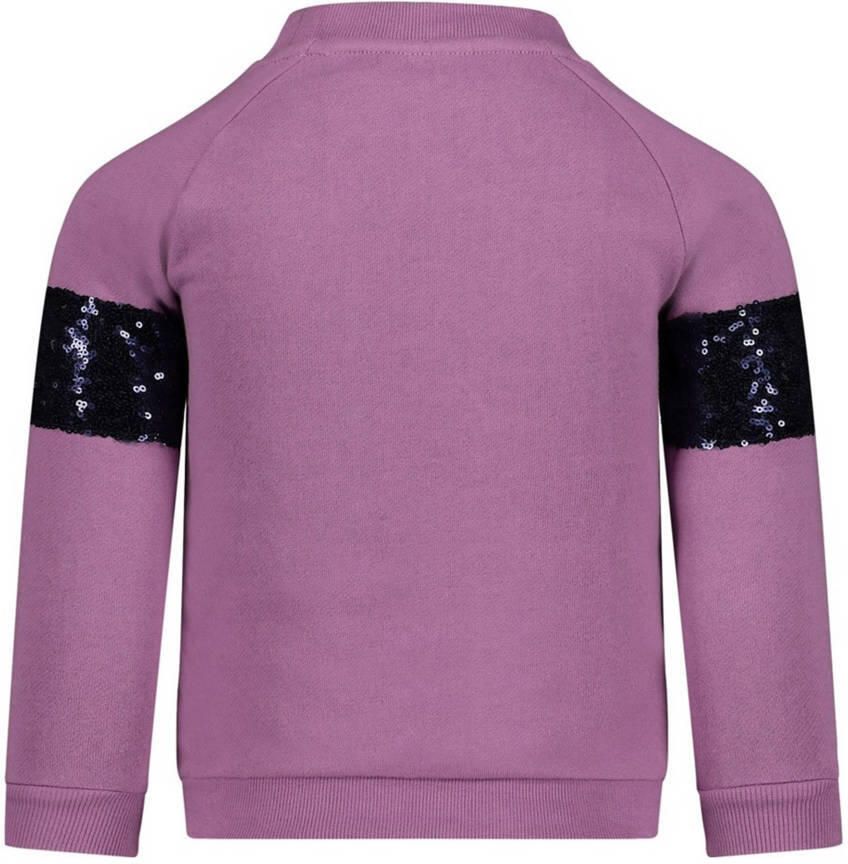 Jubel sweater roze met pailletten