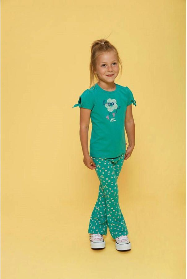 Jubel T-shirt Rolling into Spring groen - Foto 3