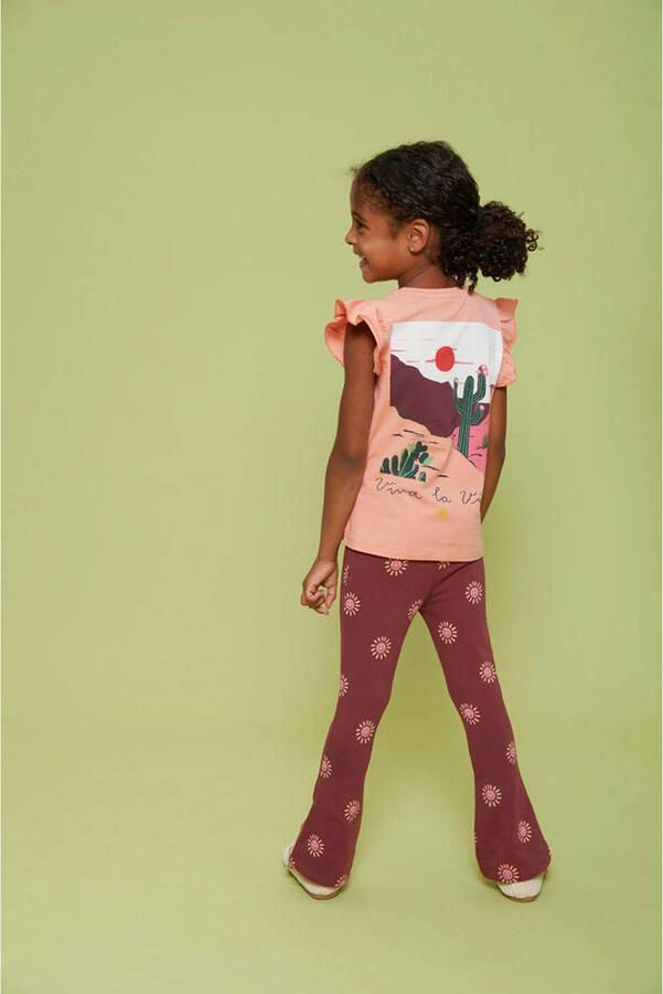 Jubel T-shirt Salsa Sunset zalmroze