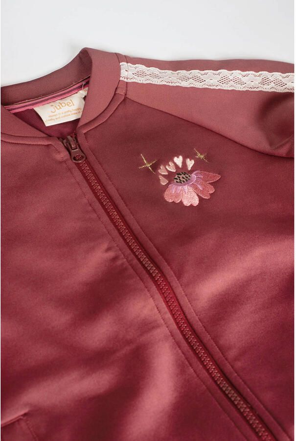 Jubel vest Moon Flowers oudroze wit - Foto 3