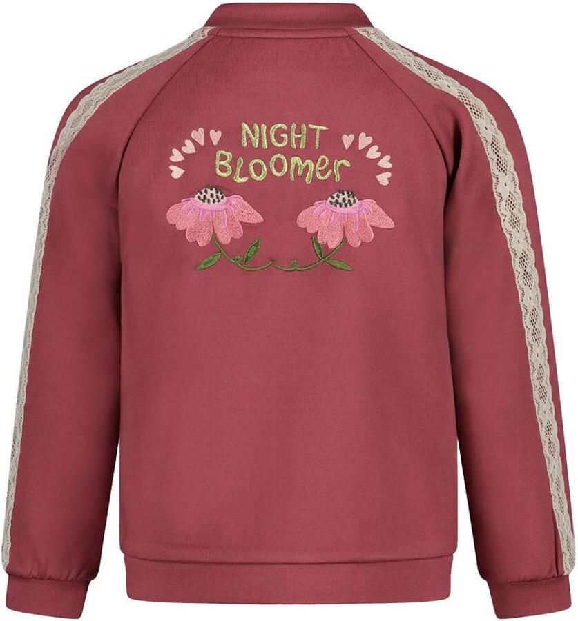Jubel vest Moon Flowers oudroze wit - Foto 2
