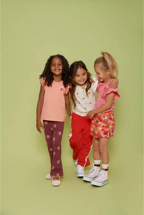 Jubel wide leg broek Salsa Sunset rood Meisjes Polyester Effen