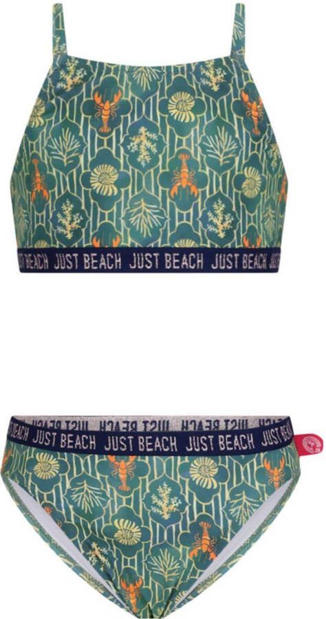 Just Beach crop bikini Florida groen