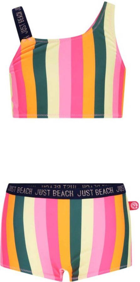 Just Beach crop bikini Tanzania oranje groen geel