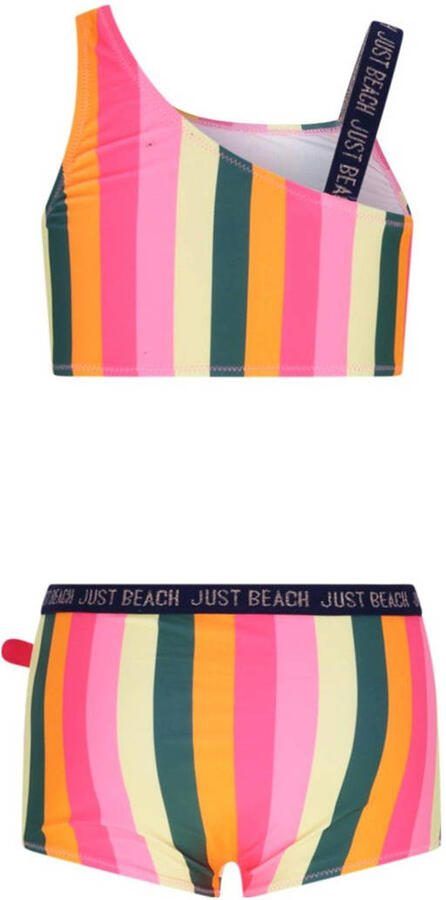 Just Beach crop bikini Tanzania oranje groen geel - Foto 3