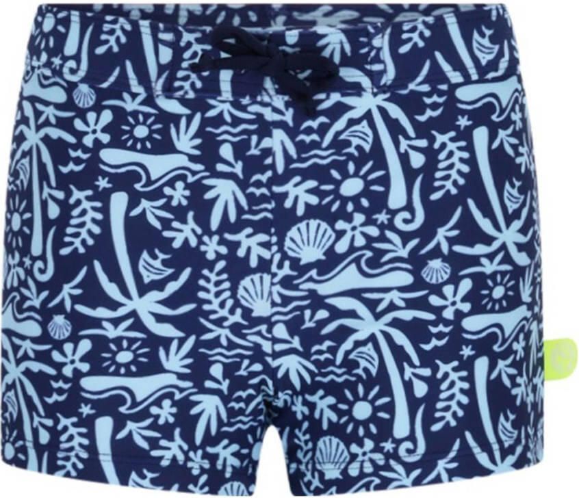 Just Beach zwemboxer Nevada donkerblauw lichtblauw