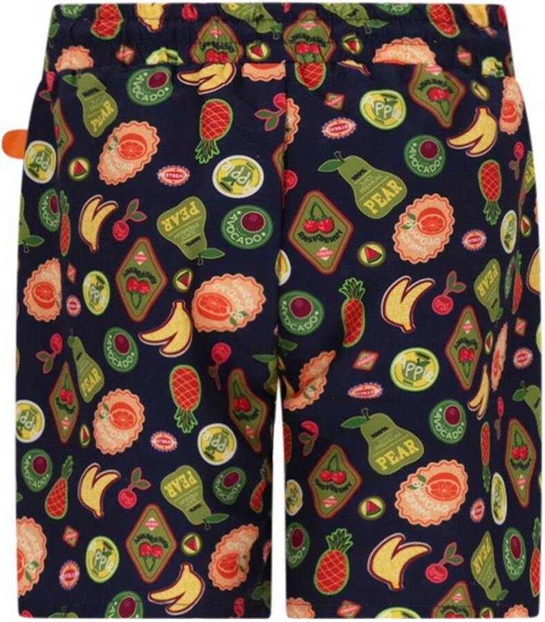 Just Beach zwemshort Poolday donkerblauw groen