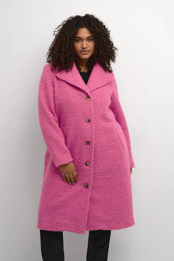 Kaffe Curve jas KCanni roze