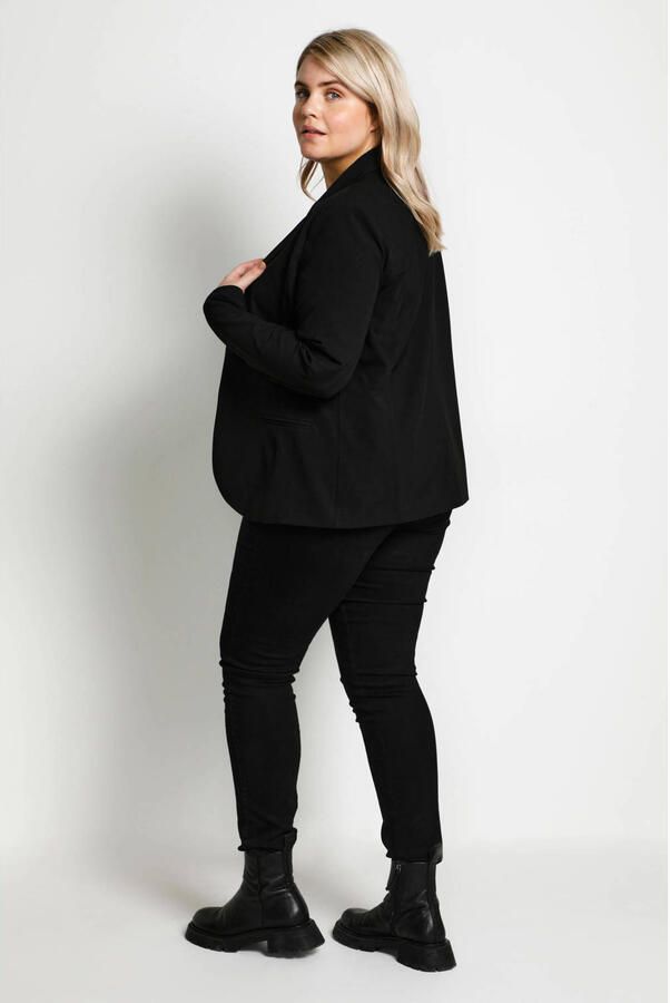 Kaffe Curve Klassieke Blazer Jas Zwart Diep Black Dames