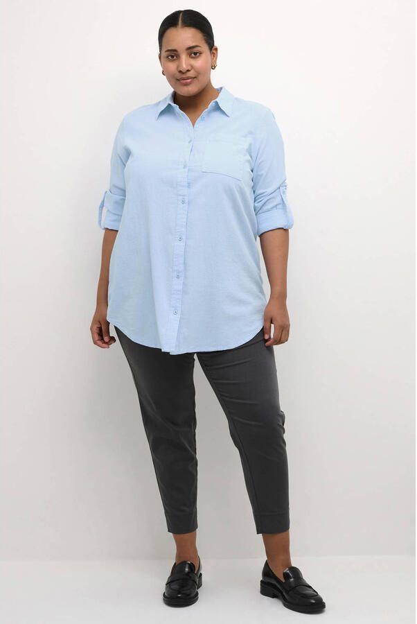 Kaffe Curve blouse lichtblauw - Foto 2