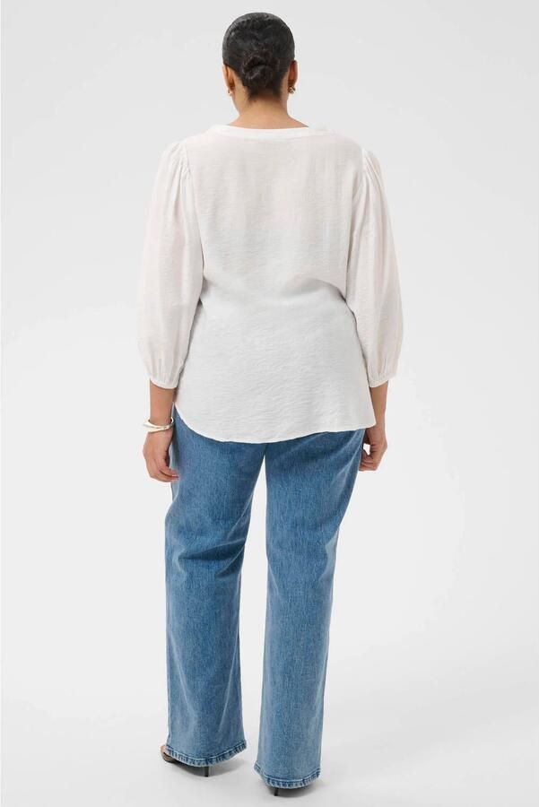 Kaffe Curve blouse Plus Size ecru - Foto 3
