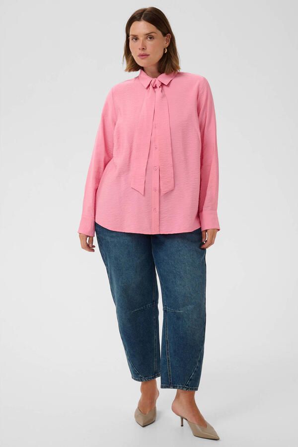 Kaffe Curve blouse Plus Size roze