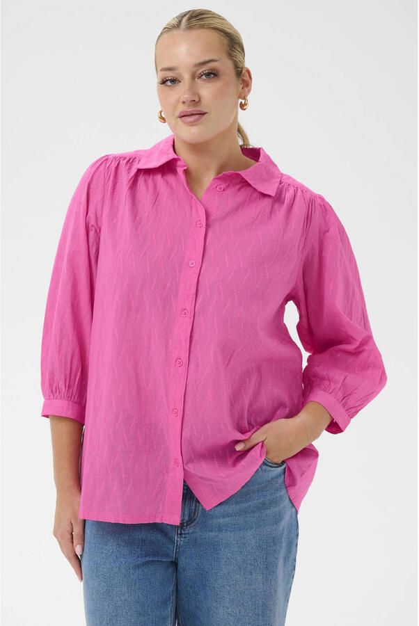 Kaffe Curve blouse roze
