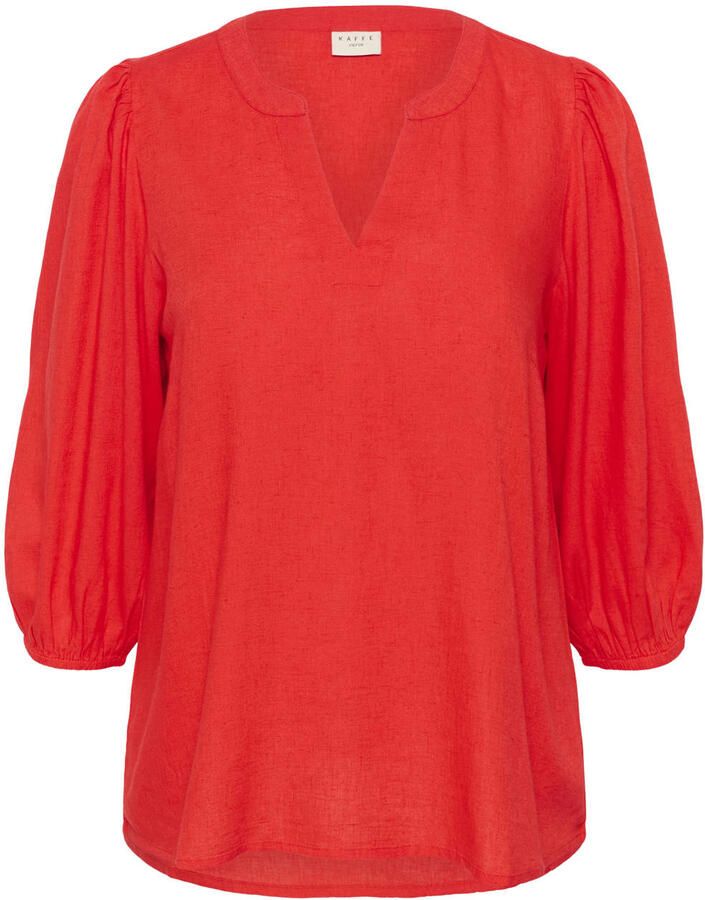Kaffe Curve blousetop rood - Foto 2