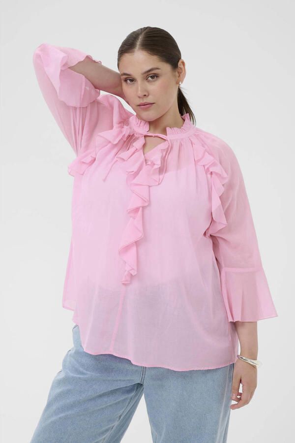 Kaffe Curve blousetop roze