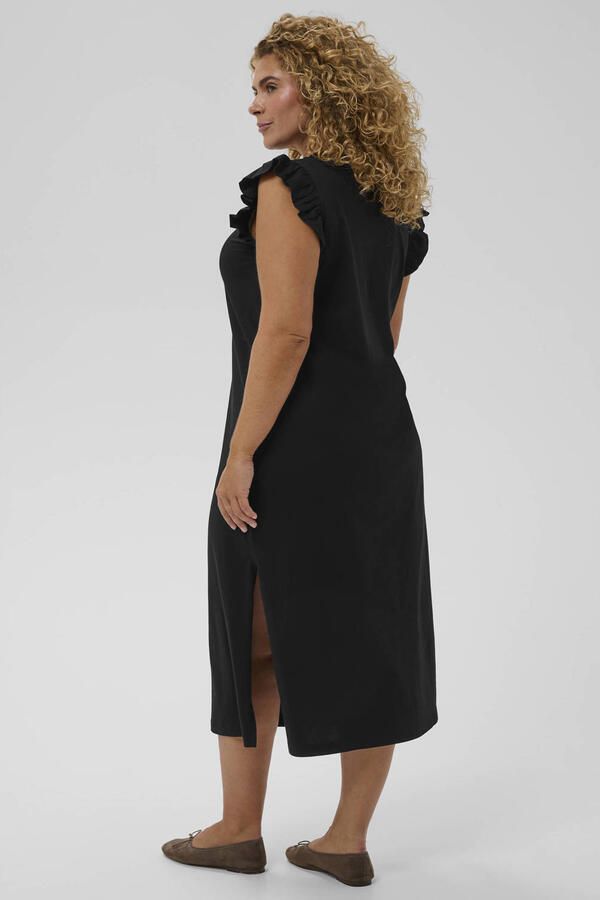 Kaffe Curve midi jurk zwart - Foto 2