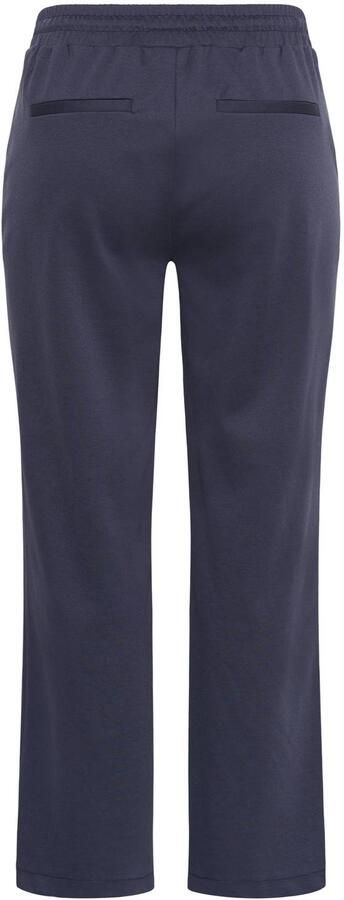 Kaffe Curve Plus Size high waist wide leg broek grijs