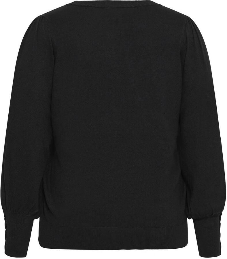 Kaffe Curve Plus Size pullover zwart - Foto 2