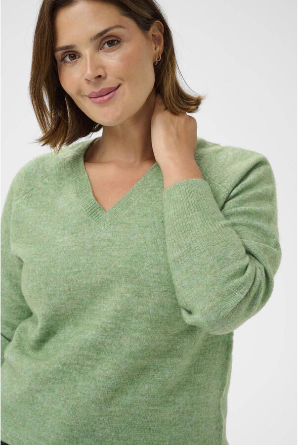 Kaffe Curve pullover met wol
