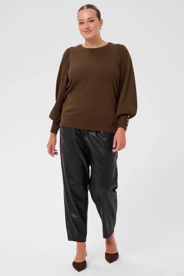 Kaffe Curve pullover Plus Size bruin - Foto 3