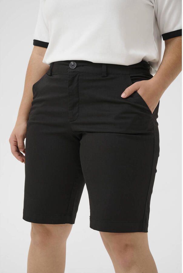 Kaffe Curve regular waist casual short zwart