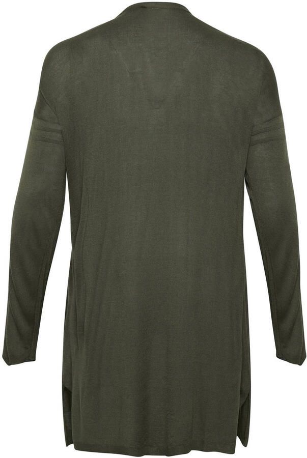 Kaffe Curve semi-transparant vest KCsandy donkergroen - Foto 3