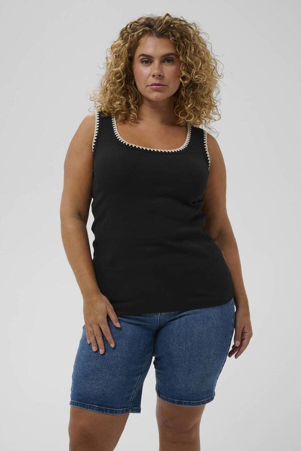Kaffe Curve singlet zwart