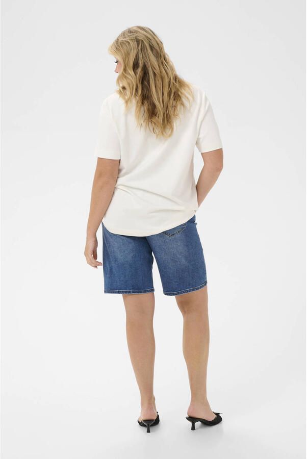 Kaffe Curve T-shirt ecru - Foto 3