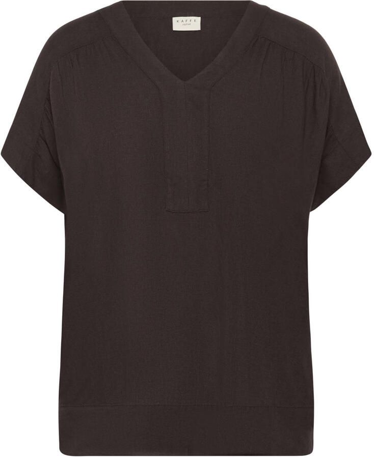 Kaffe Curve top bruin - Foto 2