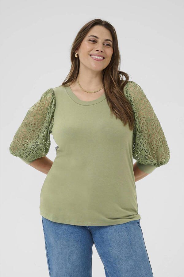 Kaffe Curve top groen