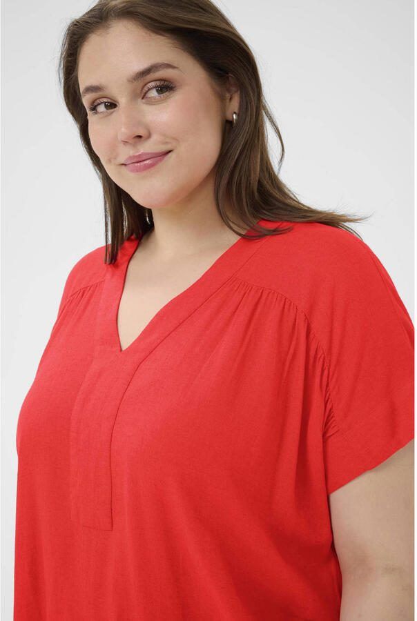 Kaffe Curve top rood - Foto 3