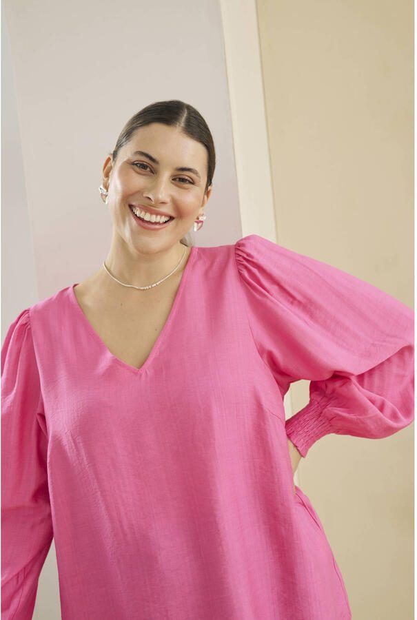Kaffe Curve top roze
