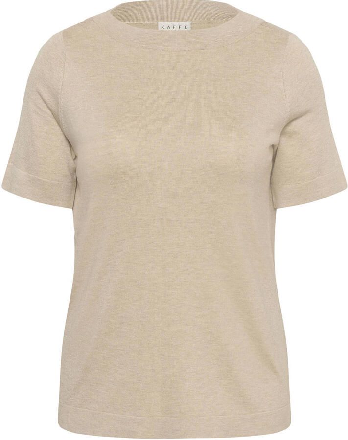 Kaffe Curve viscose trui Plus Size zand